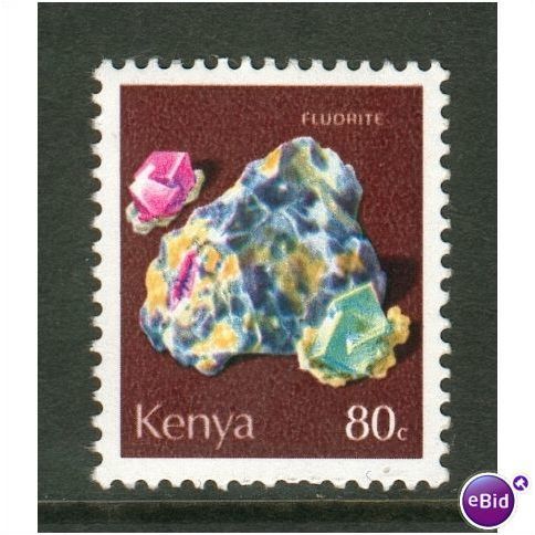 Kenya stamps 1977- SG 113 - Fluorite 80c MNH