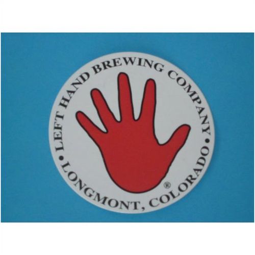 Left Hand Brewing Company beer sticker Red Left Hand Longmont Colorado