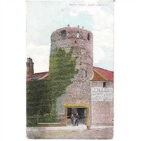Great Yarmouth, Norfolk - South Tower - Ross postcard 1906