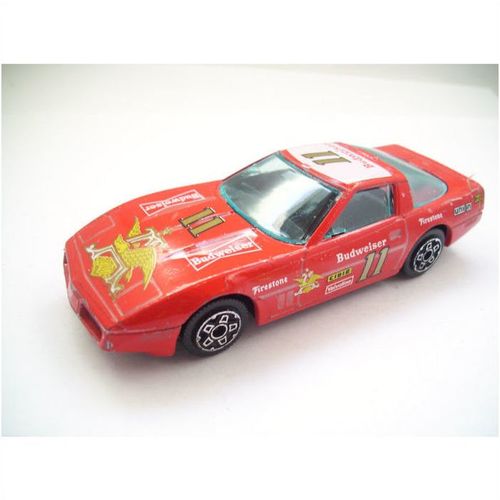 burago red chevrolet corvette #11 1/43 scale good condition