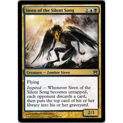 Magic the Gathering - Born of the Gods - #155/165 - Siren of the Silent Song