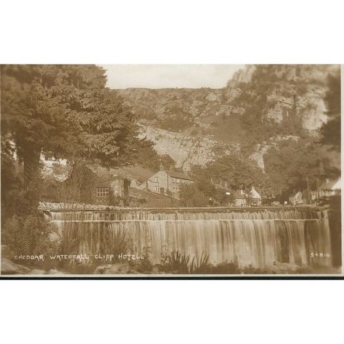 Vintage Real Photo PC - Waterfall Cliff Hotel, Cheddar, Somerset, - 5481G