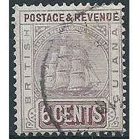 British Guiana 1889 SG198 6c Dull Purple & Maroon Fine Used . . ..