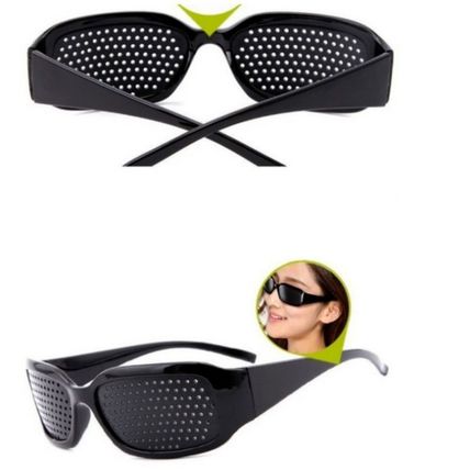 Small Hole Vision Correction Eyesight Improvement Care Exercise Eyewear Glasses