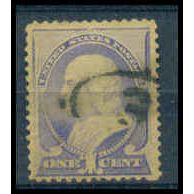 Used 212 1c Benjamin Franklin Fine WA0020