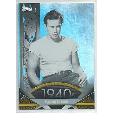 2011 TOPPS AMERICAN PIE ' FOIL ' card # 10 Marlon Brando