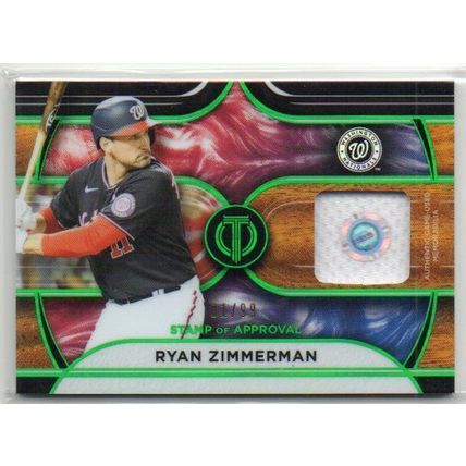 TOPPS STAMP OF APPROVAL RELIC RYAN ZIMMERMAN #/88