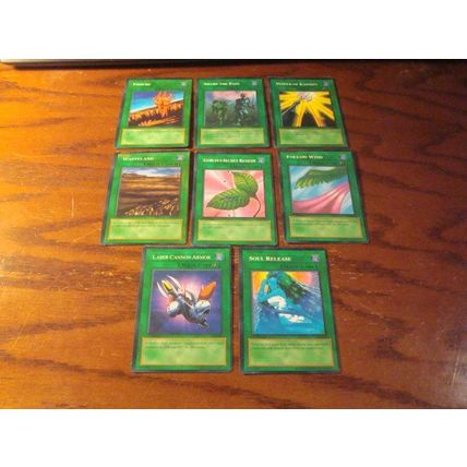 1996, 8-Cards, All 1st Editions, Yu-Gi-Oh,