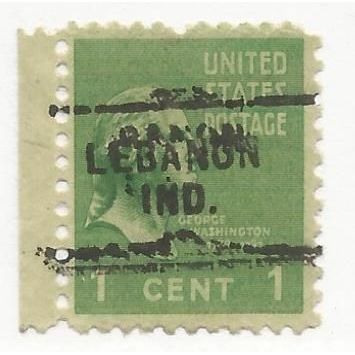 PRECANCEL-T&T IND, LEBANON 703 ON PREXY LOOKS LIKE A LIGHT DBL