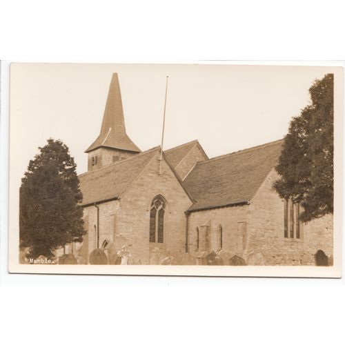 St John the Baptist Church Mamble Postcard RP Worcestershire