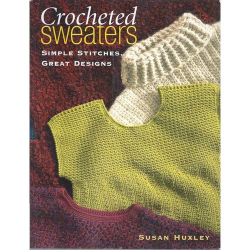 Beautiful Crochet Sweater PATTERN Book Crocheted Sweaters