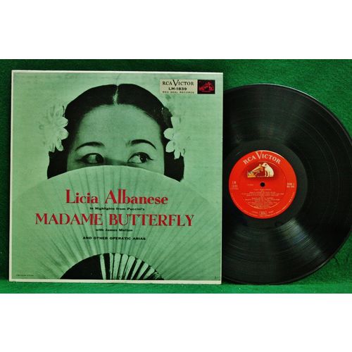 Licia Albanese/Melton - Puccini: Madame Butterfly & Other Arias - LM 1839 - NM