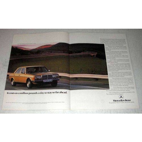 1984 Mercedes-Benz 230E Car Ad - Stay So Far Ahead