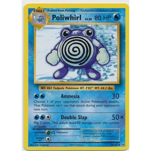 Pokemon XY Evolutions 24/108 Poliwhirl