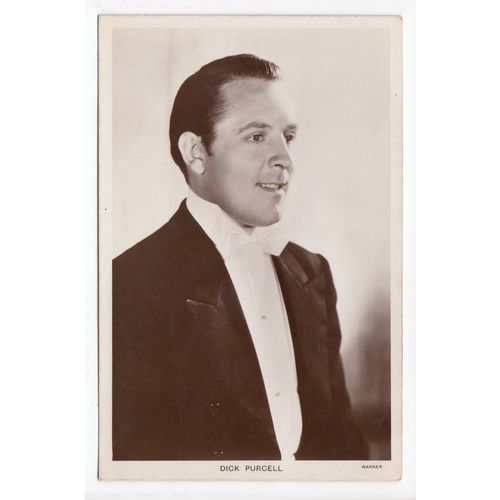 Actor Dick Purcell Picturegoer Series RP Postcard 1306
