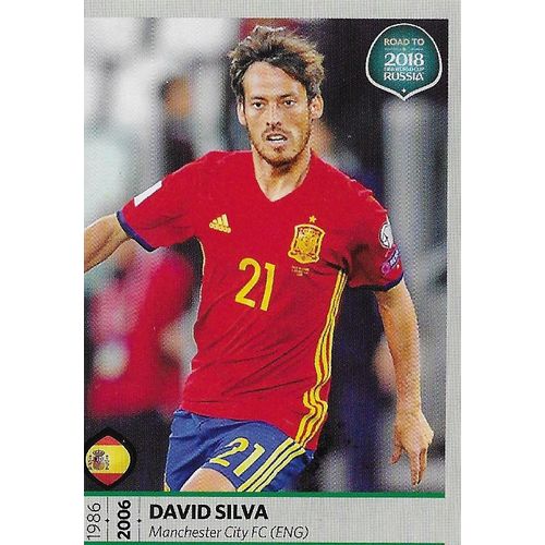 Panini's Road to FIFA World Cup Russia 2018 Stickers: No.77 - Silva (David)
