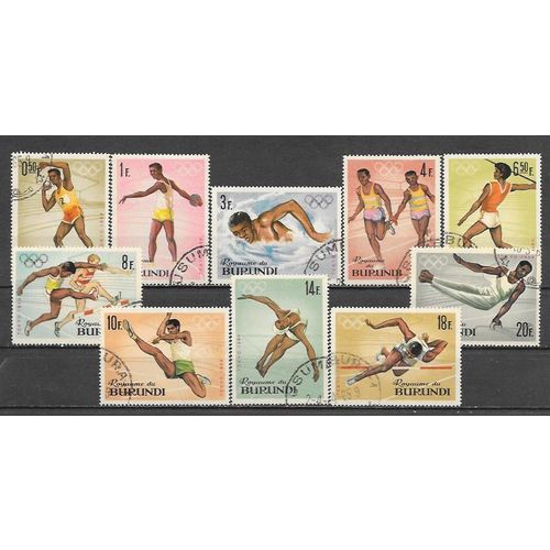 Burundi N° 102/11 YVERT OBLITERE ( USED )