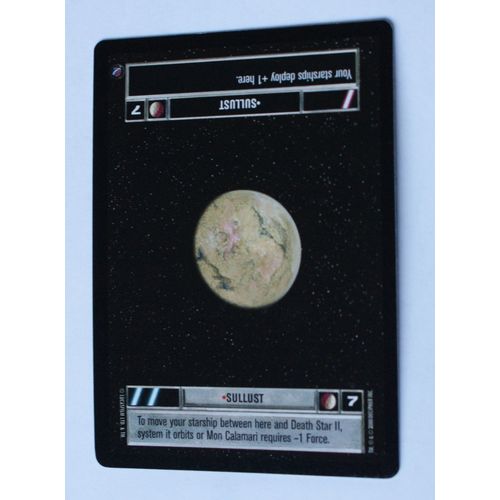 Star Wars CCG: Death Star II Limited # Sullust (A) light 2000 decipher