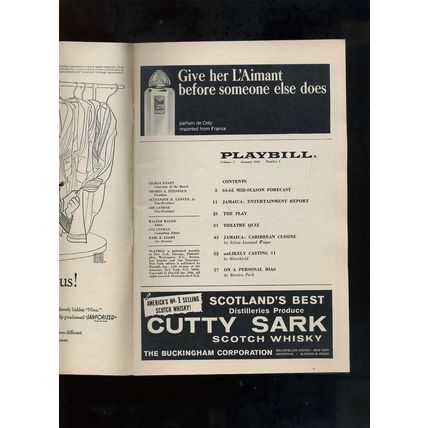 Comedy In Music - John Golden Theatre PLAYBILL- JAN 1965 -VICTOR BORGE VG