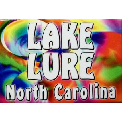 Lake Lure North Carolina Tye Die Fridge Magnet