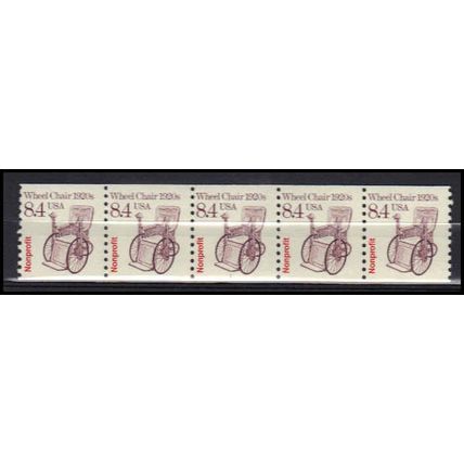 2256 8.4c Wheel Chair Fine MNH Dry Gum PNC 1/5 X3031