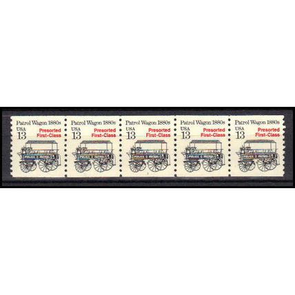 2258 13c Police Wagon Very Fine MNH Dry Gum PNC 1/5 X3109