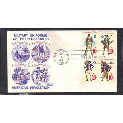 FDC Bazaar 1565-1568 10c Miltary Services (Cachet-U/A) CV40299