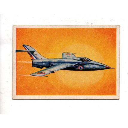 CARDMASTER JET AIRCRAFT OF THE WORLD 1958 SUD EST BAROUDEUR No.89 FRANCE