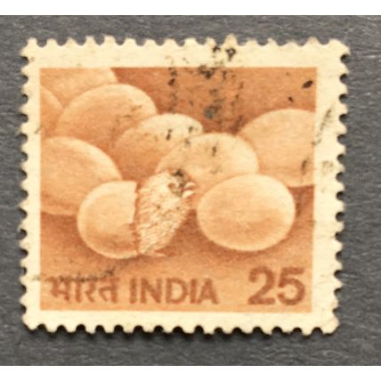 India. 1979 Definitives. SG 925a. 25p Brown