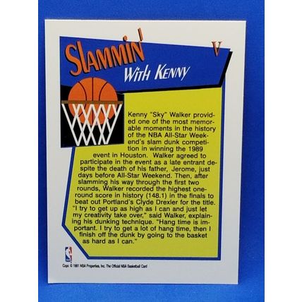 1991-92 Hoops Slam Dunk #5 Kenny Walker