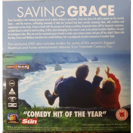 Saving Grace DVD Promo The Sun Newspaper Full Film Brenda Blethyn