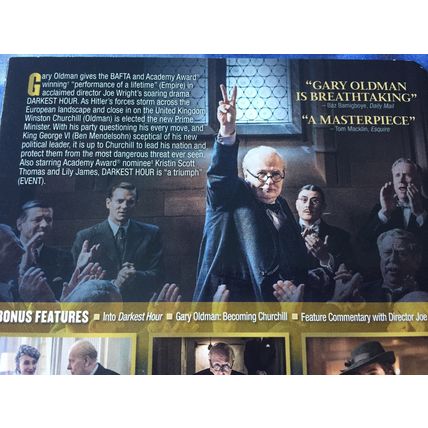 Darkest Hour (NEW & SEALED 2017 DVD in slipcase Gary Oldman as Winston Churchill
