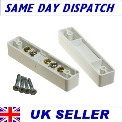 2 Sets - Burglar Alarm Door Contacts, White Surface Contacts - Free Shipping