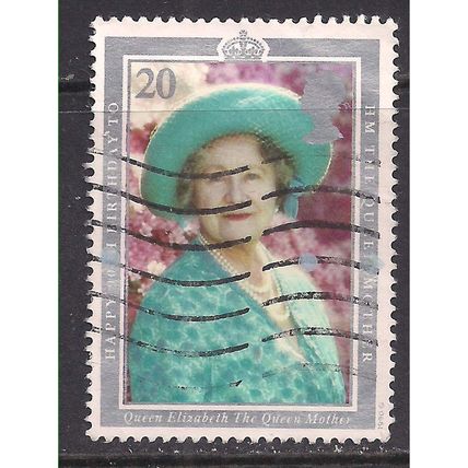 GB 1990 QE2 20p 90th Birthday Queen Mother used SG 1507 ( C45 )
