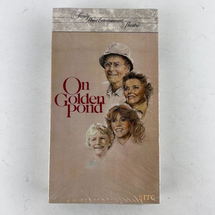 On Golden Pond VHS Video New Sealed Henry Fonda Katherine Hepburn Jane Fonda