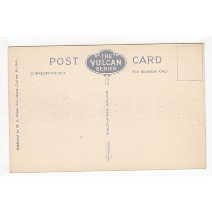The School Road Denver Postcard Norfolk Publisher M A Monk B