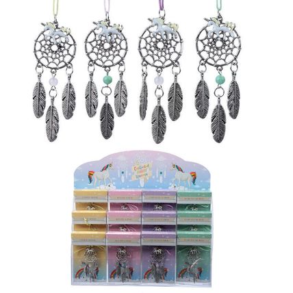 Enchanted Rainbows Unicorn Metal Dreamcatcher Keepsake Gift Boxed 4 Designs