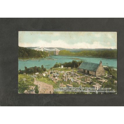 Postcard Wales Llanfair PG The nations great Jaw Breaker