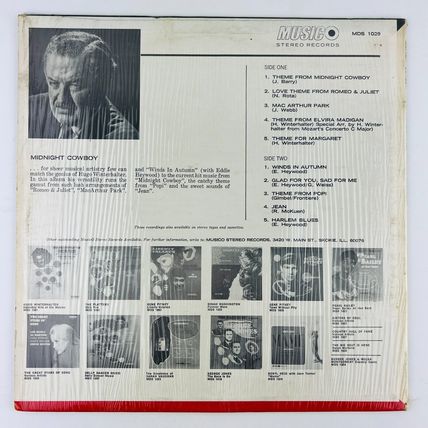 Hugo Winterhalter – Midnight Cowboy Vinyl LP Record Album MDS-1029