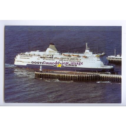 SIM0181 - Belgian RMT Oostende Lines Ferry - Prins Filip , built 1992 - postcard