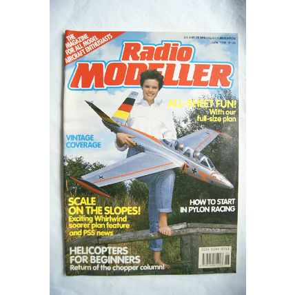 1990 Radio Modeller Magazine - June + 1 plan