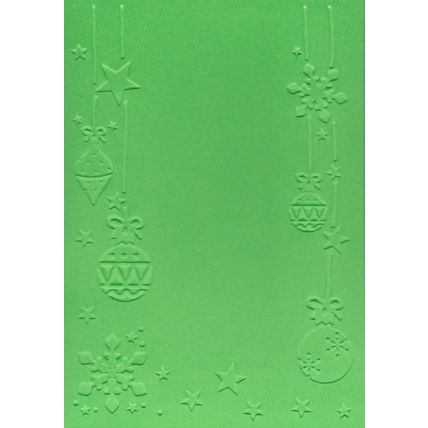 A6 Embossed Card. 10 Sheets. Christmas. Cardmaking Scrapbooking Crafts