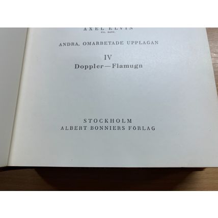 RARE* 1940 "BONNIERS KONVERSATIONS LEXICON" THICK VINTAGE HARDBACK BOOK (P7)