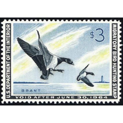 RW30 Mint VF/XF NH $3 Duck Stamp - Stuart Katz