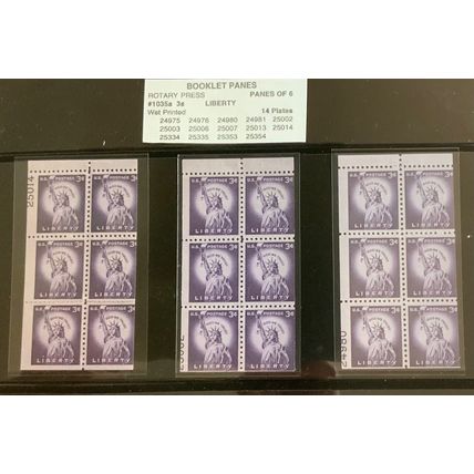 Fantastic Booklet Pane Collection With PL#'s EEE Bars & More - SEE ALL PHOTO'S