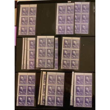 Fantastic Booklet Pane Collection With PL#'s EEE Bars & More - SEE ALL PHOTO'S