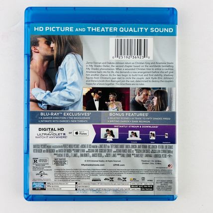 Fifty Shades Darker - Unrated Edition Blu-ray & DVD Dakota Johnson, Jamie Dornan