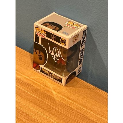 Funko Pop! Michael Jackson #359 Facsimile Laser Autographed (Box & Protector)