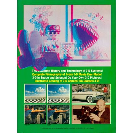 FANTASTIC 3-D 1982 first edition Starlog photo guidebook with glasses