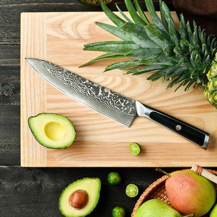 Sunnecko 8 Inch Chef Knife Professional, Sharp Kitchen Knife Damascus Chefs Knif